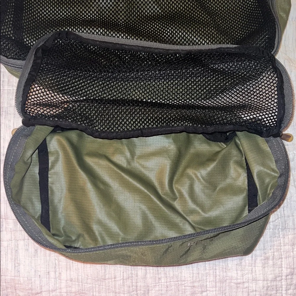 L.L. Bean Green Ripstop Mesh Packing Cube Travel Set (3 pcs) - Picture 3 of 8